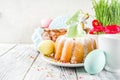 Easter table setting concept Royalty Free Stock Photo