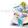 Easter table setting.