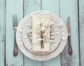 Easter table setting Royalty Free Stock Photo