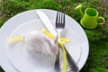 Easter table setting Royalty Free Stock Photo