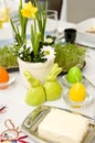 Easter tableware Royalty Free Stock Photo