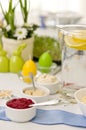 Easter tableware Royalty Free Stock Photo