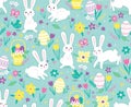 Easter Themed Seamless Vector Pattern