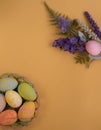 Easter is a very significant holiday for Christians around the world. Multicolored yoke, Resurrection of the Resurrection of Chris Royalty Free Stock Photo