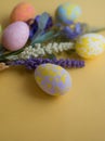Easter is a very significant holiday for Christians around the world. Multicolored yoke, Resurrection of the Resurrection of Chris Royalty Free Stock Photo