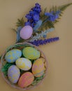 Easter is a very significant holiday for Christians around the world. Multicolored yoke, Resurrection of the Resurrection of Chris Royalty Free Stock Photo