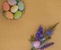 Easter is a very significant holiday for Christians around the world. Multicolored yoke, Resurrection of the Resurrection of Chris Royalty Free Stock Photo