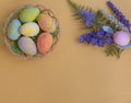 Easter is a very significant holiday for Christians around the world. Multicolored yoke, Resurrection of the Resurrection of Chris Royalty Free Stock Photo