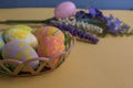 Easter is a very significant holiday for Christians around the world. Multicolored yoke, Resurrection of the Resurrection of Chris Royalty Free Stock Photo