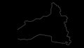 Eastern Anatolia Turkey region map outline animation