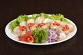 Eastern Central Asian cuisine. Royalty Free Stock Photo