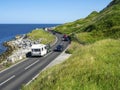 Antrim Coastal Road in Northern Ireland, UK Royalty Free Stock Photo