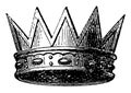 Eastern Crown vintage engraving