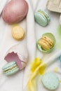 Eastern eggs and macarons