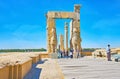 The eastern entrance to Xerxes Gate, Persepolis, Iran