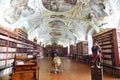 Decorative Old Czechoslovakia Unesco Cultural Heritage Site Eastern Europe Czech Republic Prague Baroque Style Klementinum library Royalty Free Stock Photo