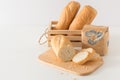 Eastern Europe long loaf bread Royalty Free Stock Photo