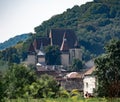 Eastern European medieval fortified church.