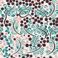 Eastern European traditional seamless pattern with