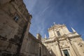 Jesuit Church of St. Ignatius in Dubrovnik, Croatia. The church belfry houses the oldest bell in Dubrovnik