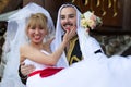 Eastern groom and Russian bride