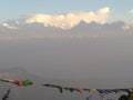 Eastern Himalaya pick of Kanchanjangha sunrise Royalty Free Stock Photo