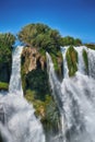 Lower Duden Waterfalls Antalya Turkey cliff Royalty Free Stock Photo