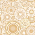 Eastern Morocco Vector Pattern in Sand Colors