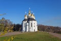 Eastern orthodox church in Chernihiv, Ukraine. Built in cossack baroque style
