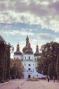 Eastern orthodox church in Nizhyn, Ukraine. Built in cossack baroque style