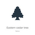 Eastern redcedar tree icon vector. Trendy flat eastern redcedar tree icon from nature collection isolated on white background.