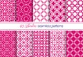 Eastern seamless patterns set. Islamic geometric background collection. Arabic texture.Vector luxury template ornamental design. R Royalty Free Stock Photo