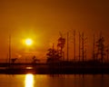 An Eastern Shore Sunset Royalty Free Stock Photo