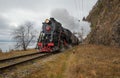 Old steam locomotive