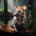 Eastern Spotted Quoll Royalty Free Stock Photo