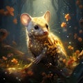 Ai Generated illustration Wildlife Concept of Eastern Spotted Quoll Royalty Free Stock Photo