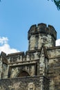 Eastern State Penitentiary with a large tower and a small window Royalty Free Stock Photo