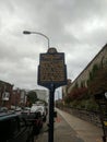 Eastern State Penitentiary sign in front of prison