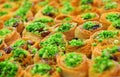 Eastern sweets, baklava Royalty Free Stock Photo