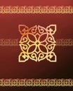 Eastern tradition flower pattern Royalty Free Stock Photo