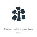 Eastern white pine tree icon vector. Trendy flat eastern white pine tree icon from nature collection isolated on white background Royalty Free Stock Photo