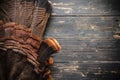 Eastern Wild Turkey Feathers Background Royalty Free Stock Photo