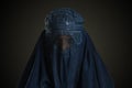 Eastern woman wearing the burqa Royalty Free Stock Photo