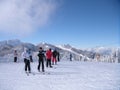 Skying on Mount Lussari Italy