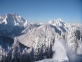 Skying on Mount Lussari Italy