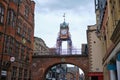 Eastgate Clock Chester on the city walls Royalty Free Stock Photo