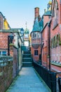 Eastgate clock situated on the walls of Chester surrounding the old town, England Royalty Free Stock Photo