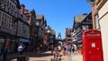 The centre of Chester, Northern England