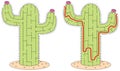 Easy cactus maze Royalty Free Stock Photo