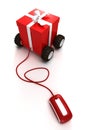 Easy Christmas shopping Royalty Free Stock Photo